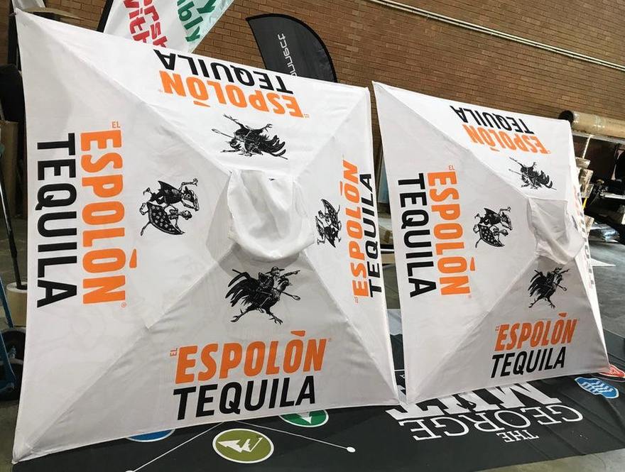 El Espolòn Tequila Branded Umbrellas