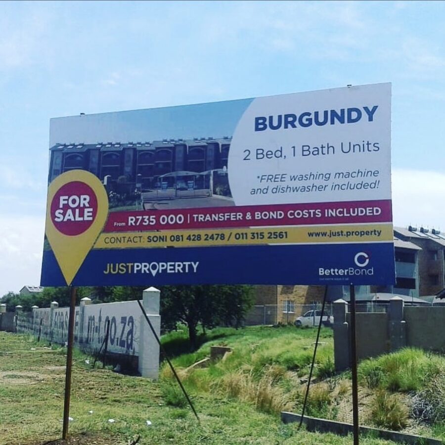 Just Property Billboard Signage