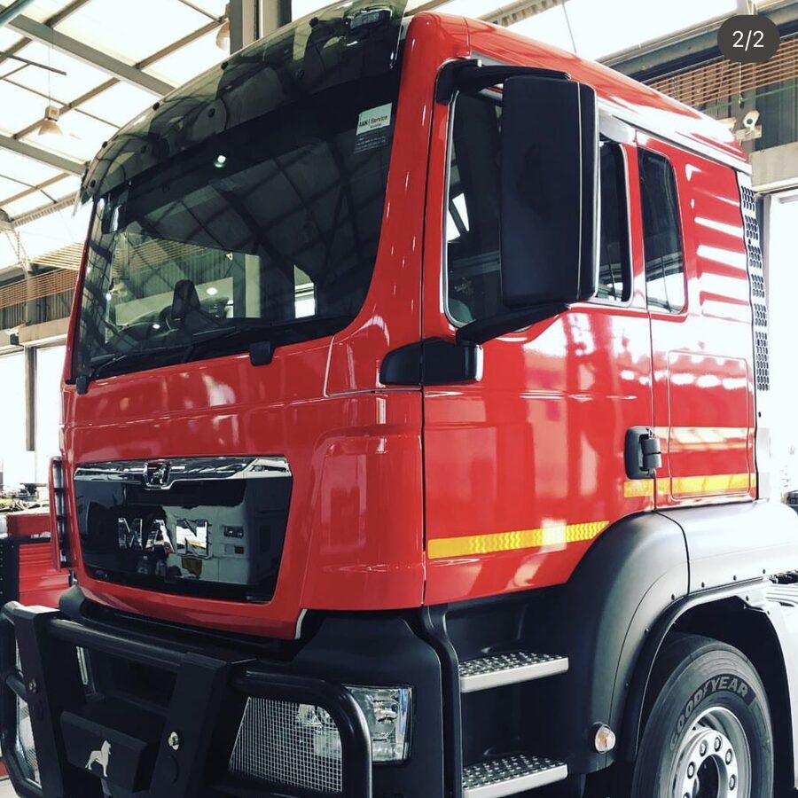 MAN TGS Full Gloss Red Wrap