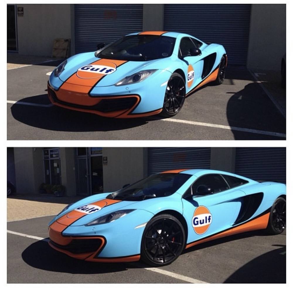 McLaren MP4-12C Gulf Heritage Livery